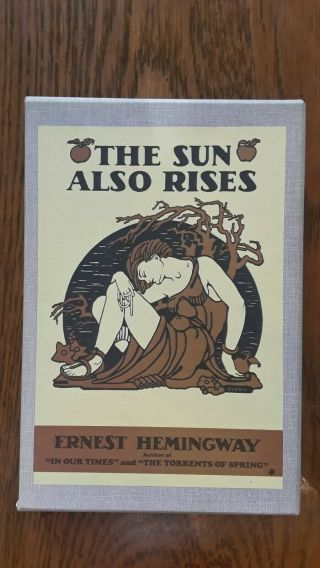 The Sun Also Rises (Ernest Hemingway) First Edition Library HC/DJ slipcase 2