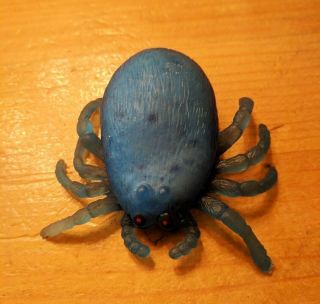 Vintage 60’s 70’s Russ Berrie Style Oily Jiggler Blue Squishy Tick