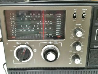 WorldStar MG - 6000 Multi - Band Radio Receiver,  WB AIR VHF UHF CB TV AM FM PB SW 2