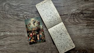 Circa 1901 Handwritten Travel Diary Italy Germany Pompeii Ancient Ruins 50 Pp