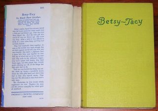 BETSY - TACY Maud Hart Lovelace Illustrated b Lois Lenski 13th Printing 1940 HC DJ 2