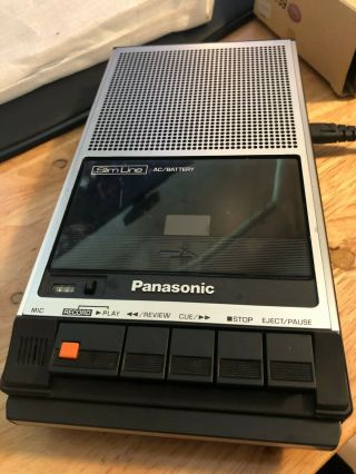 Vintage Panasonic Line RQ - 2739 Portable Cassette Tape Recorder Cond. 2