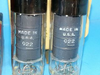RCA 6AR5 VACUUM TUBE NOS NIB MATCH PAIR ABSOLUTELY 1949 4