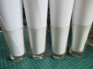 SET OF 4 VINTAGE 1960 ' S 10 OZ NUDIE GLASSES PLAYBOY MODELS ADULTS ONLY 4