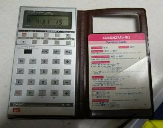 Vintage Rare Casio Ml - 90 Musical Watch Calculator