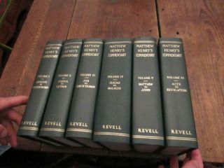 Six Volume Matthew Henry 