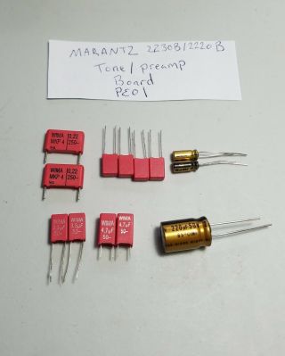 Marantz 2230b 2220b Pe01 Tone/preamp Capacitor Upgrade