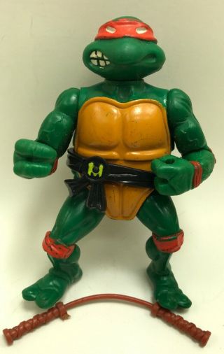 1988 Michelangelo Hardhead Teenage Ninja Turtles Tmnt Vintage Figure