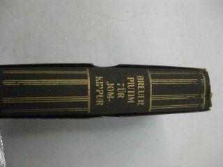 1928 Die Piutim Des Machsors Für Jomkippur Piyutim For Yom Kippur By J.  Breuer