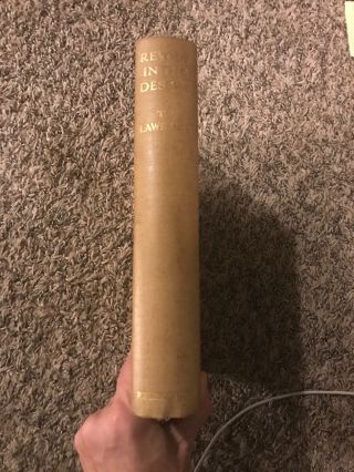Revolt In The Desert By T.  E.  Lawrence Of Arabia - 1927 First American Edition