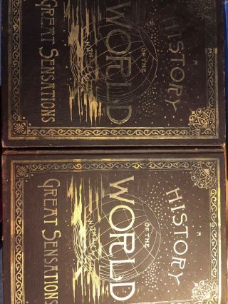 A History Of The World With All Its Great Sensations Vol 1 And Vol 2 1887