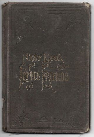 1886 - Deseret Sunday School Reader First Book - Juvenile Instr.  - Mormon Book - Utah