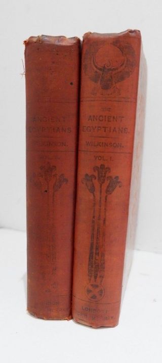 Wilkinson 1854 A Popular Account of the Ancient Egyptians 2 Volumes 1st edition 2