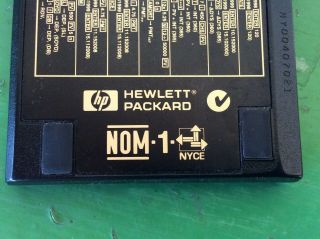 Vintage Hewlett Packard HP 12C Financial Calculator W/Case Turns On,  Not 7