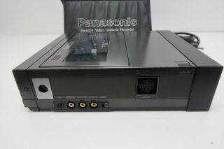 Panasonic VCR AG - 2400 Portable VHS Player Recorder Camera Hookup 3