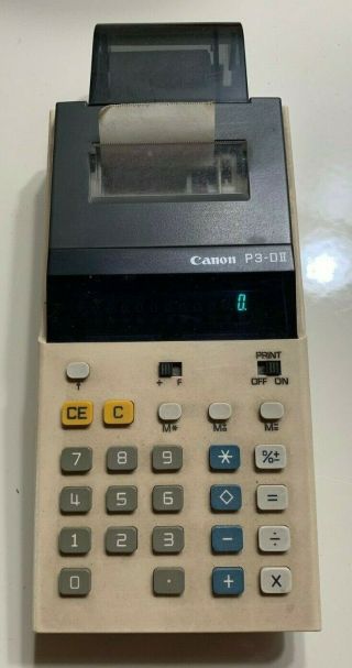 Canon P3 - Dii Palm Printer Calculator