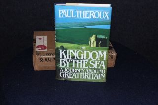 First Edition Of " The Kingdom By The Sea " Signed By Author Paul Theoux