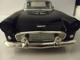 Vintage Jim Beam 1956 Thunderbird Black Decanter Car - Empty