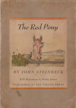The Red Pony By John Steinbeck,  First Illustrated Edition,  1945,  Slipcase