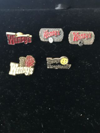 Wendy’s Hamburgers Vintage Pins