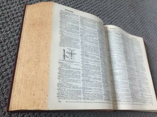 Vintage Large Webster ' s Twentieth Century English Dictionary Unabridged 1957 4