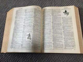 Vintage Large Webster ' s Twentieth Century English Dictionary Unabridged 1957 5