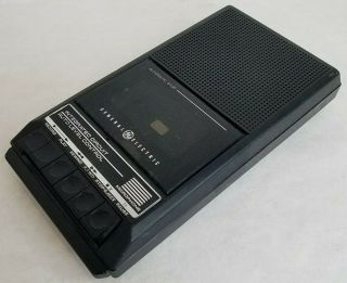 Vintage Ge General Electric Cassette Tape Player Recorder Model No.  3 - 5009d