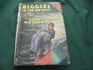 1st Edition 1944 “biggles In The Orient” By Capt W E Johns.  Hodder & Stoughton