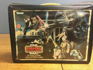 Vintage Star Wars Empire Strikes Back Action Figure Case With Stickers 1977