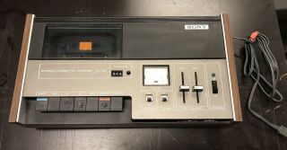 Vintage Sony Tc - 127 Stereo Cassette - Corder.  Fully, .