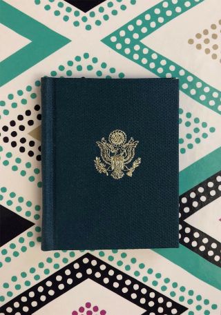 We The People - 200 Years Of The Constitution Xavier Press Ltd Ed Miniature Book