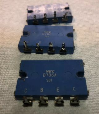 Bgw Pioneer Sx - 980 Sx - 1280 Nec Transistor 2sb706 Audio Output Pull
