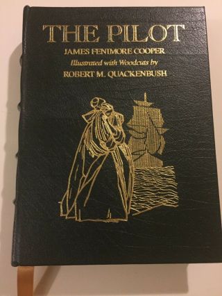 Easton Press The Pilot By James Fenimore Cooper 1968,  Leather,  Notes Insert