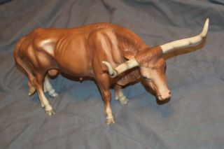 Vintage Breyer Traditional Scale Texas Longhorn Bull 75