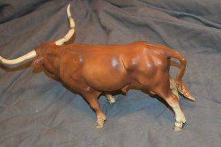 Vintage Breyer Traditional Scale Texas Longhorn Bull 75 2