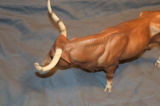Vintage Breyer Traditional Scale Texas Longhorn Bull 75 4