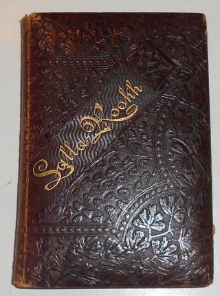 1888 Lalla Rookh: An Oriental Comedy By Thomas Moore Antique Book Leather Covers