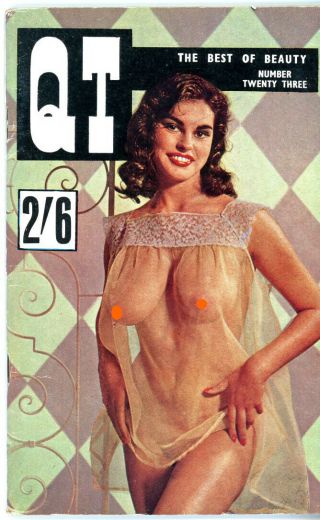 Five (5) Pin - Up Magazines Vintage British 1960 