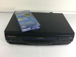 Panasonic Pv - V4020 Vcr 4 Head Video Cassette Recorder Vhs Player No Remote