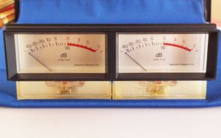 dB Peak Level VU Meters for Nakamichi 600 Cassette Console Qty 2 with Bracket 3
