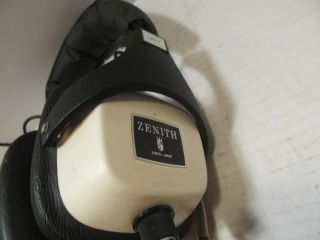 Old School Vintage Zenith Headphones Model 839 - 19 3