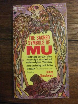 1968 Vintage The Sacred Symbols Of Mu By James Churchward Lemuria Atlantis