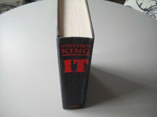 Stephen King IT,  1986,  HB/DJ,  First Edition/First Printing 5