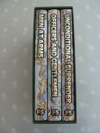 Sword Of Honour Trilogy By Evelyn Waugh Folio Society Three Volume Box Set 2001