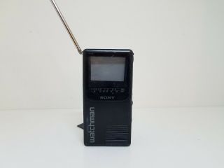 Sony Watchman FD - 230 B & W Portable TV Antenna Analog 1989 2