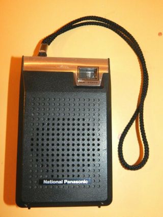 Vintage National Panasonic Model R - 1028 6 Transistor Am Radio Japan
