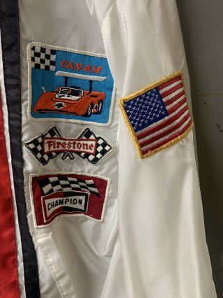 Vintage Race Jacket Patch Champion Indianapolis 500 Schaefer Pocono Firestone 2