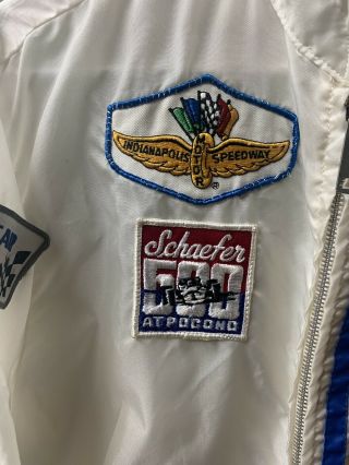 Vintage Race Jacket Patch Champion Indianapolis 500 Schaefer Pocono Firestone 3