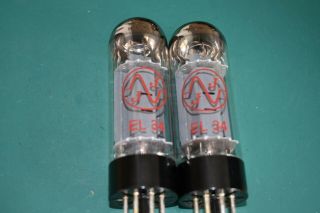6ca7 El34 Jj Audio Receiver Guitar Power Amplifier Vacuum Tubes Pair