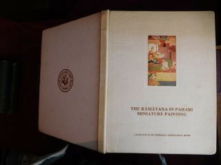 Ramayana In Pahari Miniature Painting By Jutta Jain - Neubauer/india/big 1981 1st